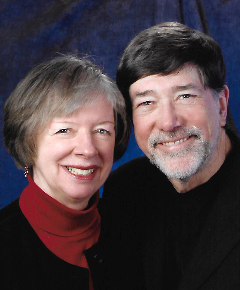 Joan Claffey and Tony Meyer